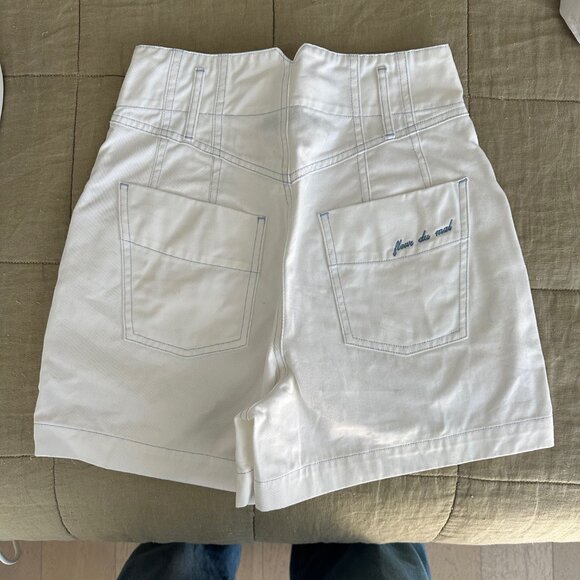 Fleur Du Mal High Waist Twill Short Never Worn - Picture 7 of 8